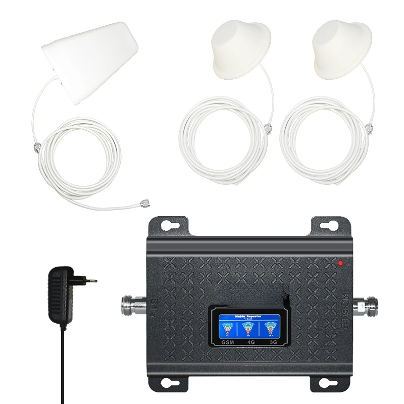 Jio Signal Tri Band 850Mhz Home Booster Micro Power Rseau Repetidor Gsm Cellular Triple Band Repeater Amplificateur De Seal