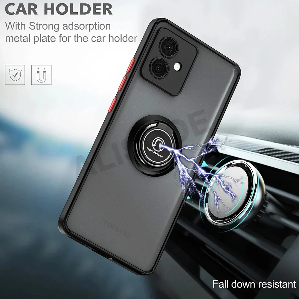 Versatile Smartphone Case with Ring Stand and Grip