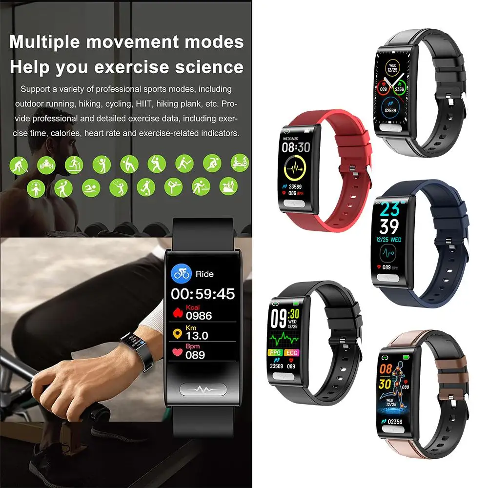 

New TK70 Smart Bracelet ECG Heart Health Monitoring Smart Full Sports Waterproof Inch Watch 1.47 Watch Screen M4J9