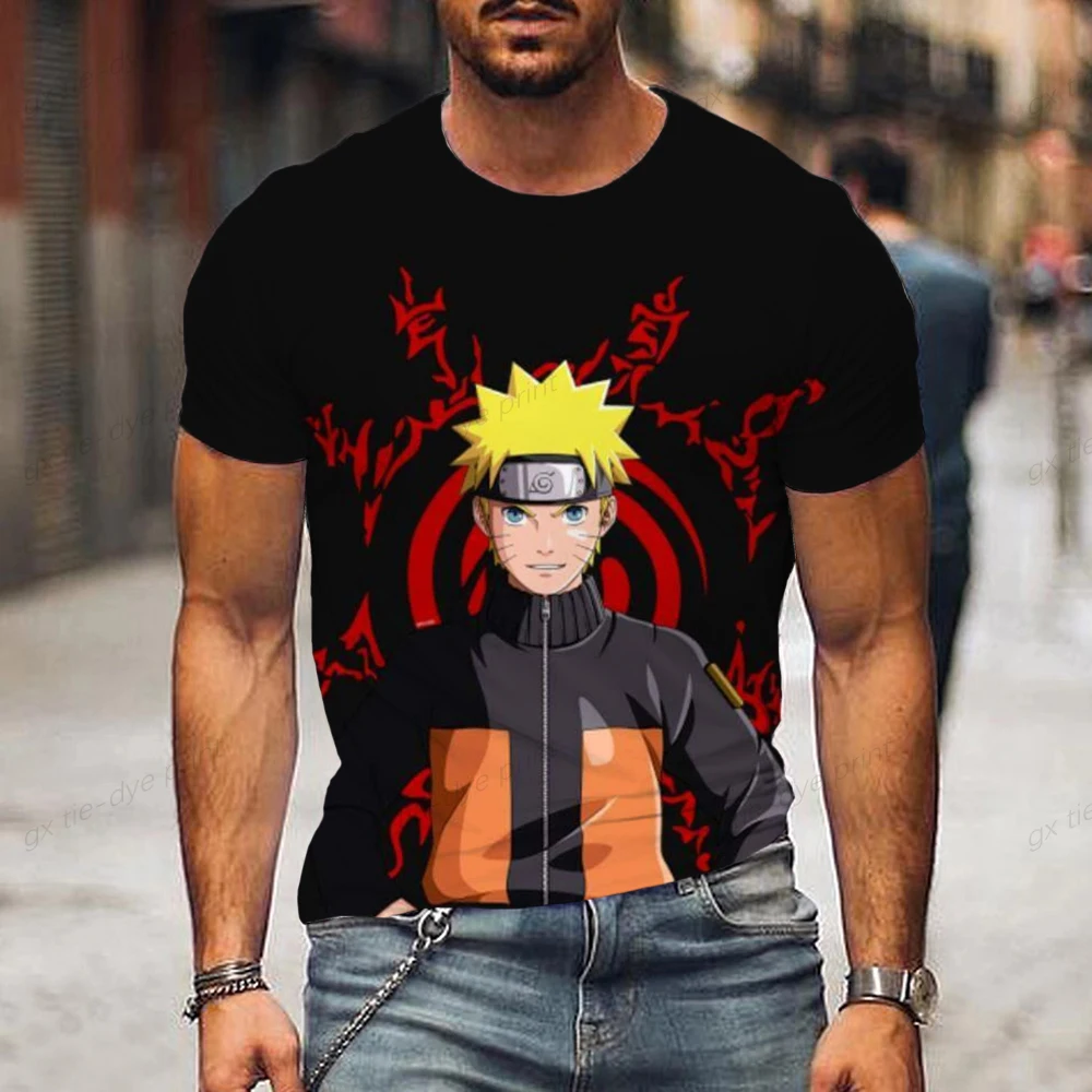 

Boys Anime Naruto T Shirt For Summer Kids Boy Girls 3D T-Shirts 3-14 Years Cartoon Print Baby Clothes Toddler Children Clothing
