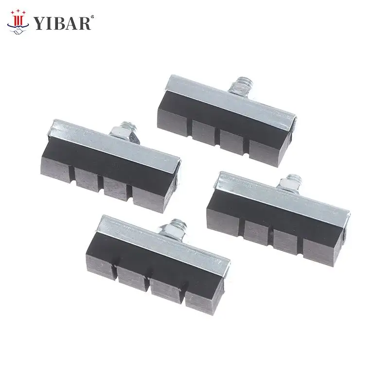 Vintage Bike Brake Blocks For Classic Bike Cycling Caliper V-Brake Pads 4Pcs bike brake blocks