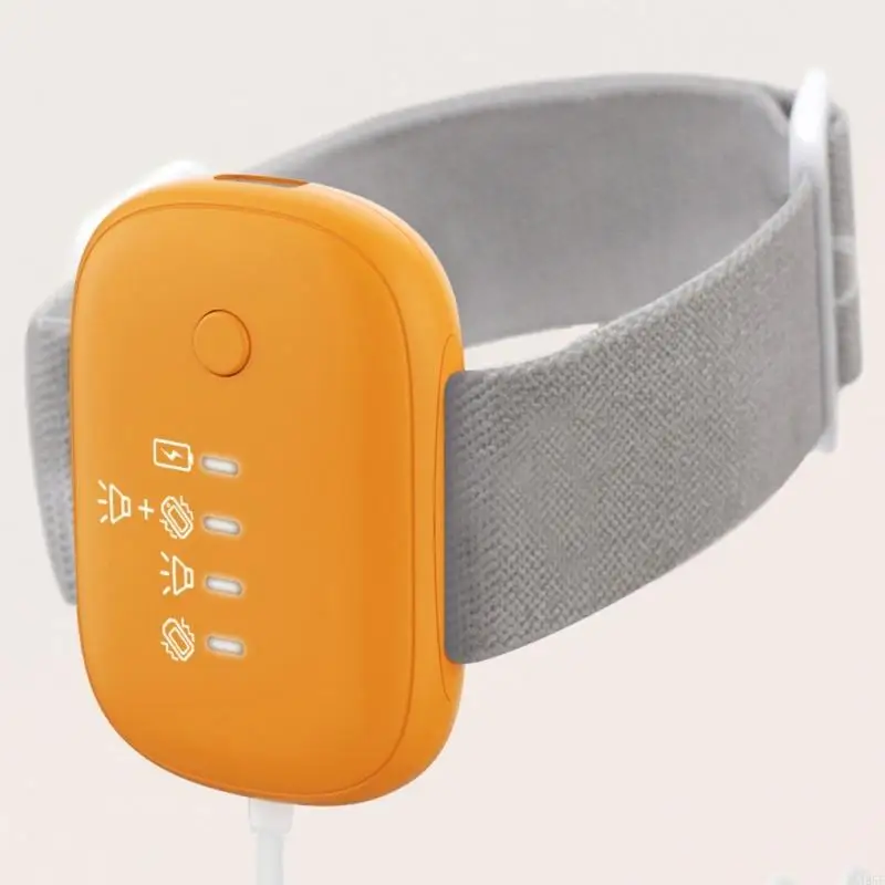 Bedwetting Alarm for Children USB Rechargeable Pee Alarm Wristband with Music & Vibration Baby Potty Training Supply 425F