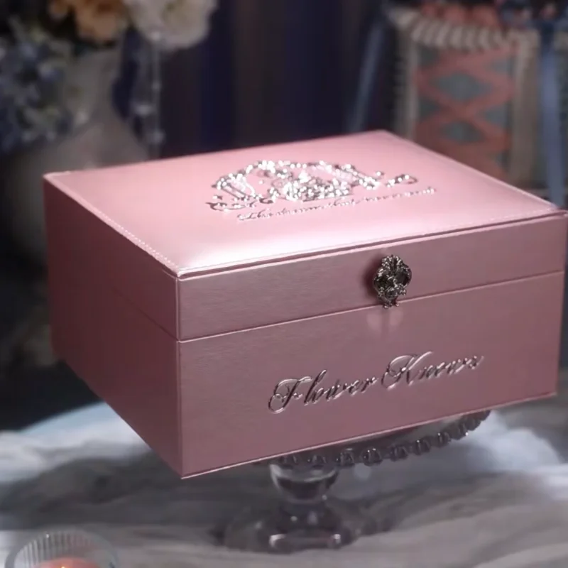 Flower Knows Cosmetics Storage Box Limited Edition Strawberry Rococo Violet Jewelry Empty Box