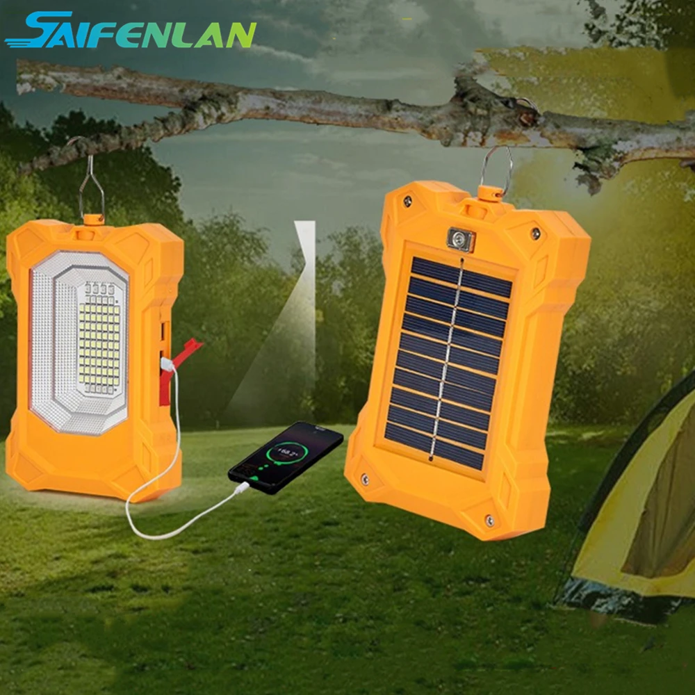 Rechargeable Emergency Lighting Solar Lantern Charging Solar Camping