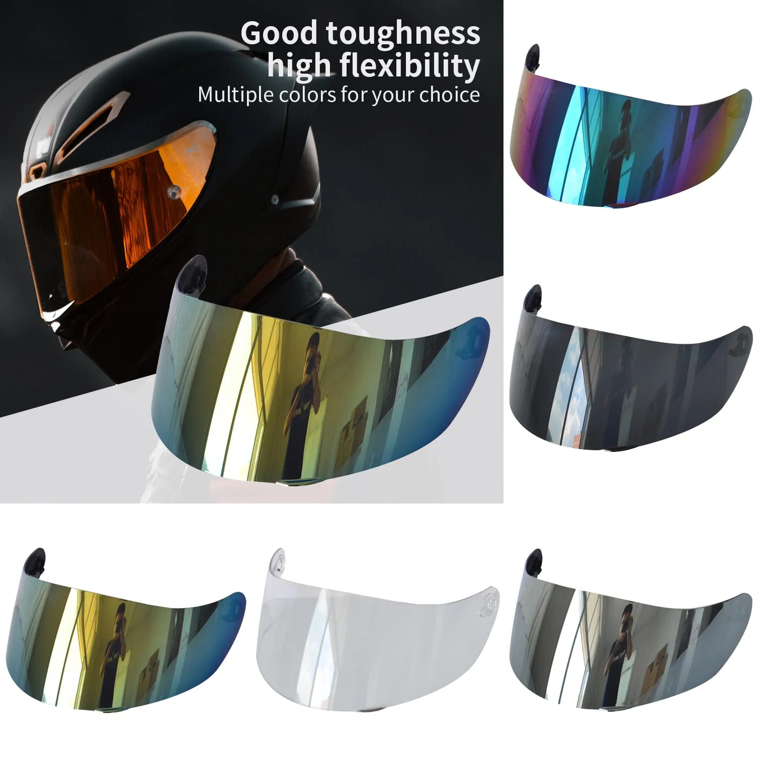 Color Agv Helmet Accessories Motorcycle Helmet Visor Lens, Helmet