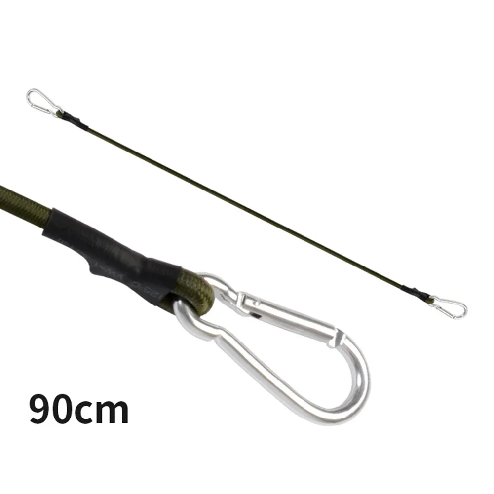 6 Cinghie Elastiche Con Moschettone: Fissaggio Robusto Per Bagagli, Tende E Campeggio (Lunghezze 20/30/60 Cm)