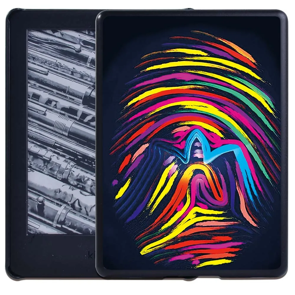 Juste pour Kindle Paperwhite 1/2/3/4/Kindle 10th 2019/8th Isabel 2016 Oldimage Pattern Tablet, coque arrière rigide en plastique ultra-mince