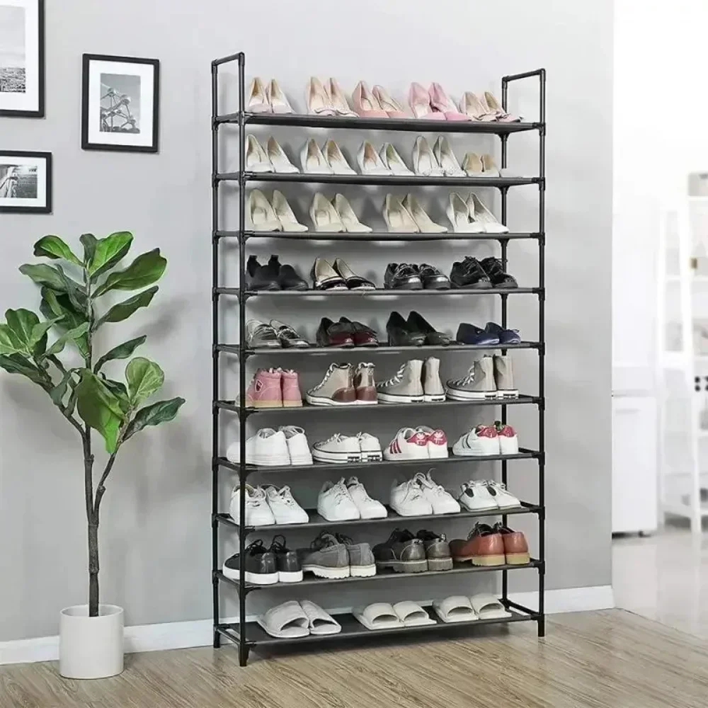 10 Tier Standing Shoe Shelf High-capacity Simple Shoe Cabinet Save Space Household Rack Student Dormitory Storage shoe rack shoe organizer shoe cabinet