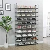10 Tier Standing Shoe Shelf High-capacity and Simple Shoe Cabinet Save Space Household Rack Student Dormitory Storage Cabinets 2