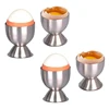 Stainless Steel Egg Cups Soft Boiled Egg Holder Breakfast Tray Egg Cup Holder Cooking Tool Egg Storage Holder Kitchen Gadgets