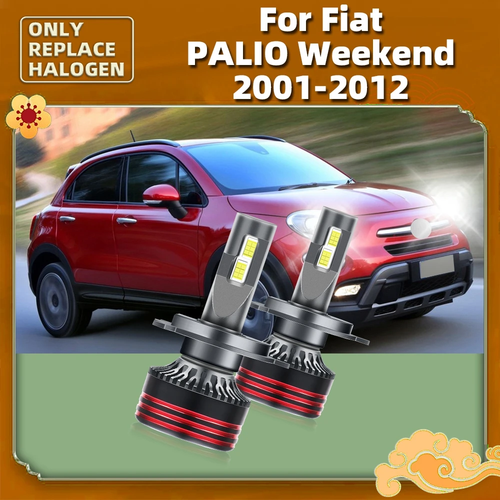 

Лампы для фар 2 шт., супер яркие для Fiat Palio Sunday, 2001, 2002, 2003, 2004, 2005, 2006, 2007, 2008, 2009, 2010, 2011, 2012, дальний и ближний свет