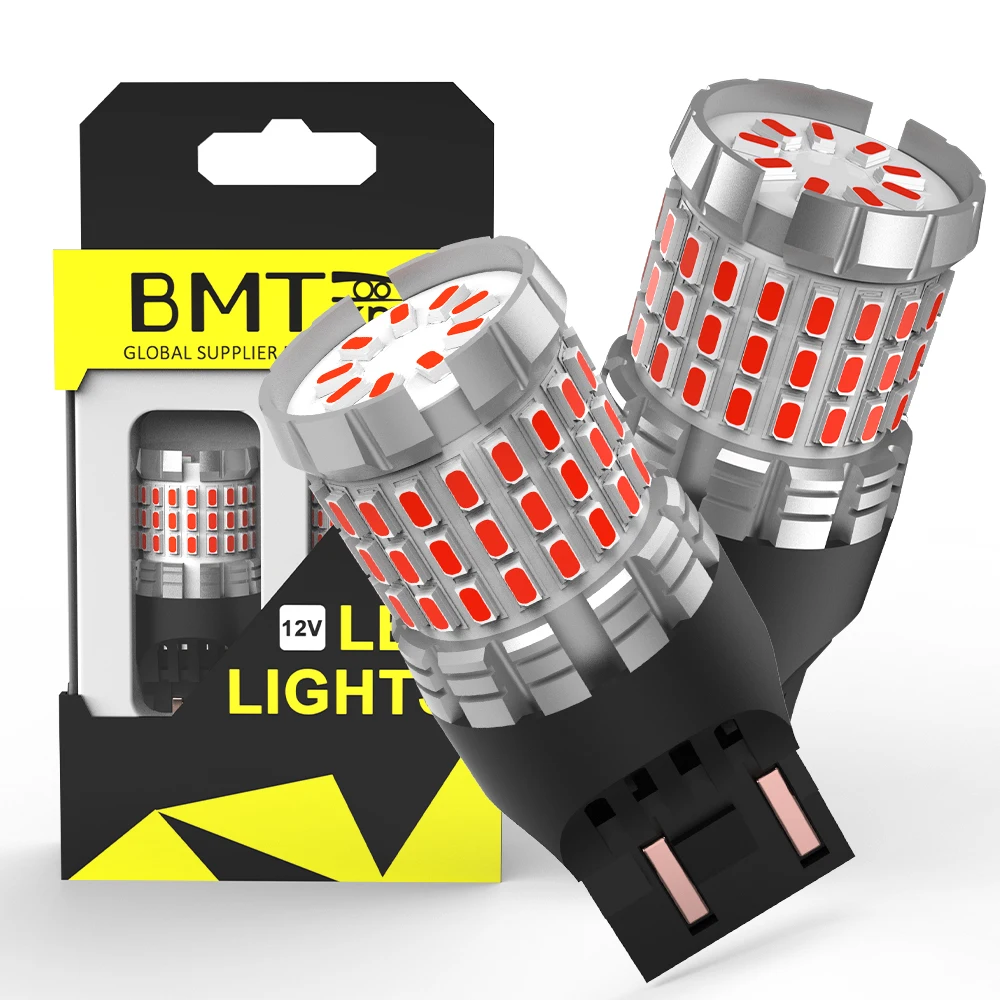 

BMTxms 4000LM 2Pcs Canbus W21/5W LED T20 7443 LED W21W W21 5W Car LED Daytime Reverse DRL Tail Brake Light Turn Signal Lamp