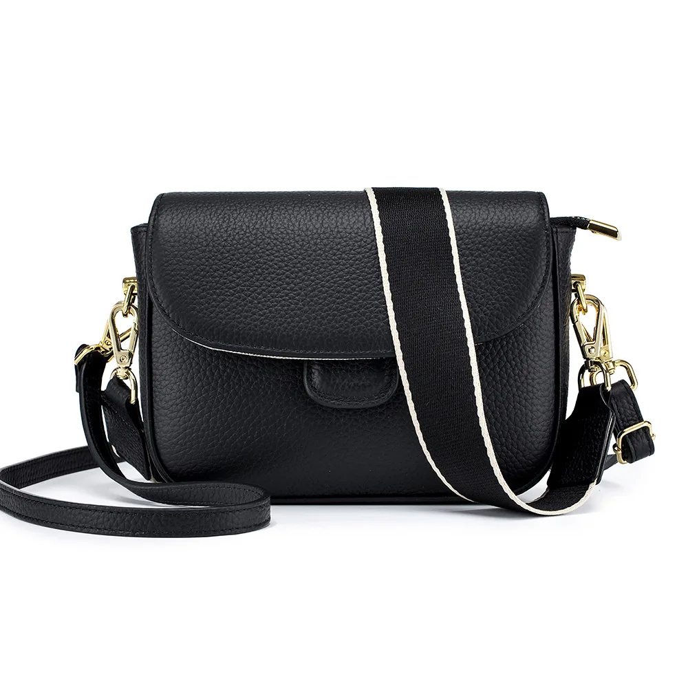 

Women's leather bag2023New high-grade small square bag minority fashion crossbody bag first layer cowhide underarm bag