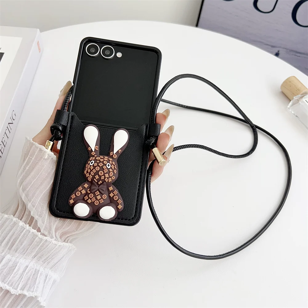 Leather Shoulder Strap Crossbody Bag with Card Holder and Phone Case