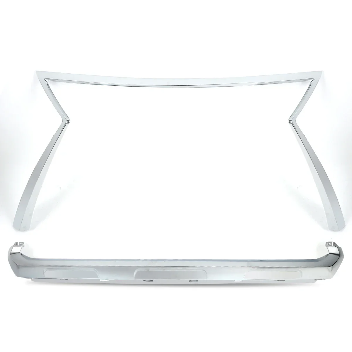 SAIQINGSP Front-Obergrill, Chrom und Schwarz, passend für RX350 RX450 2016–2019, Autozubehör, Werkzeuge – Detail 7