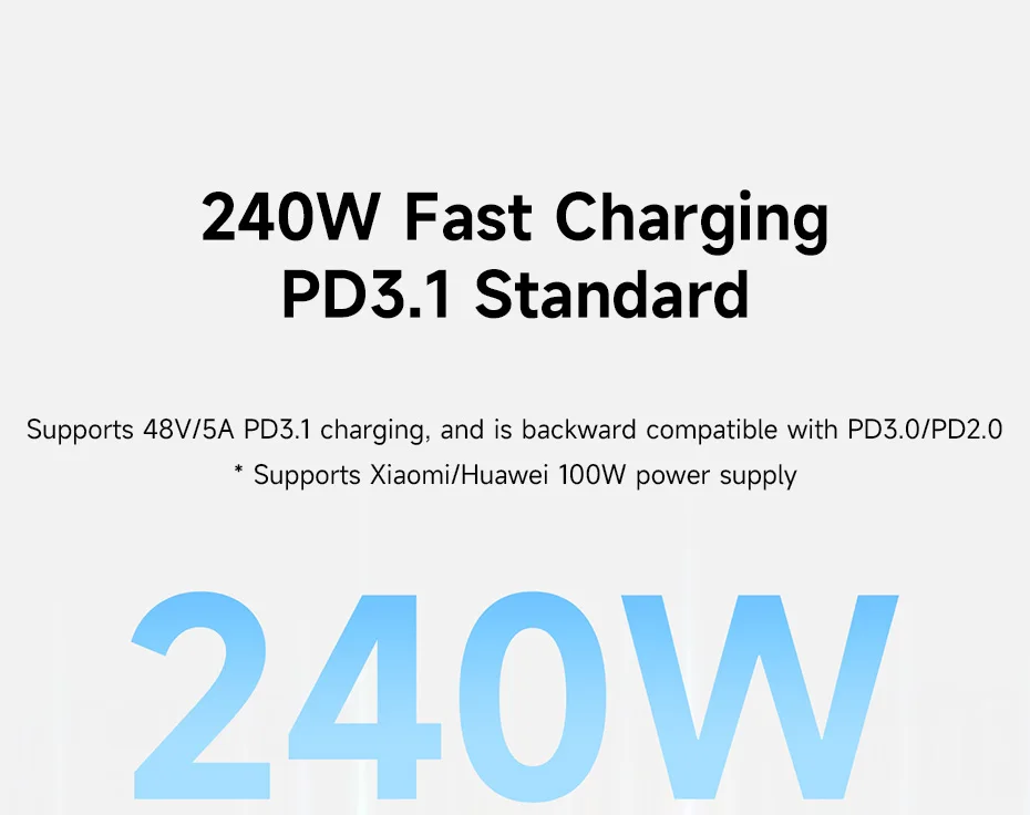 Hagibis USB4 Right-Angle Cable 80Gbps 240W