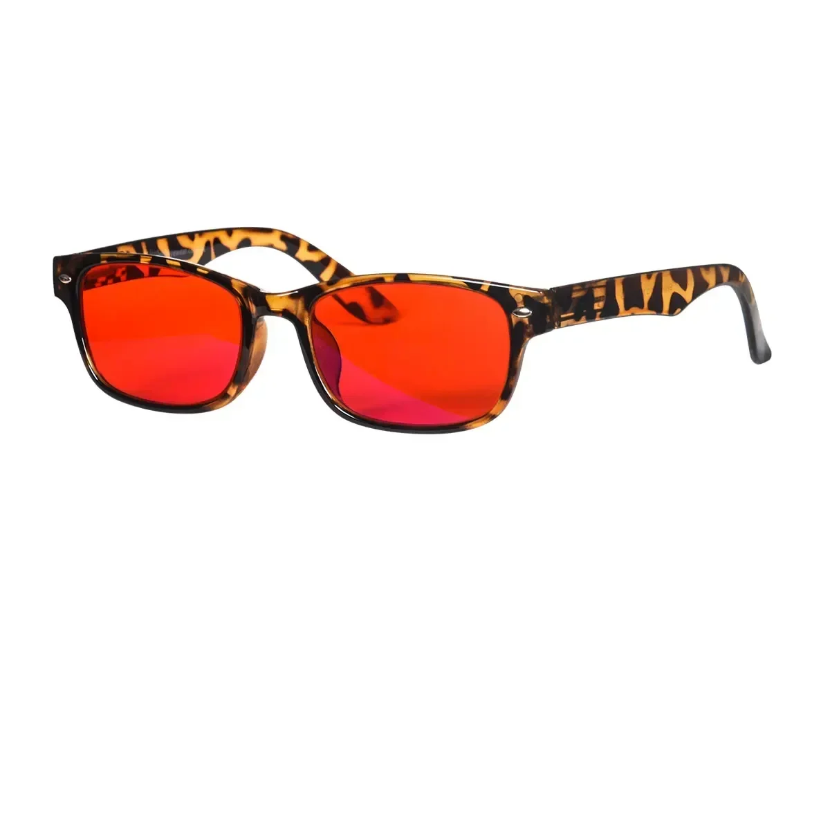 Orange Lens Blue Light Filtering Glasses for Improved Sleep with Durable Plastic Frames