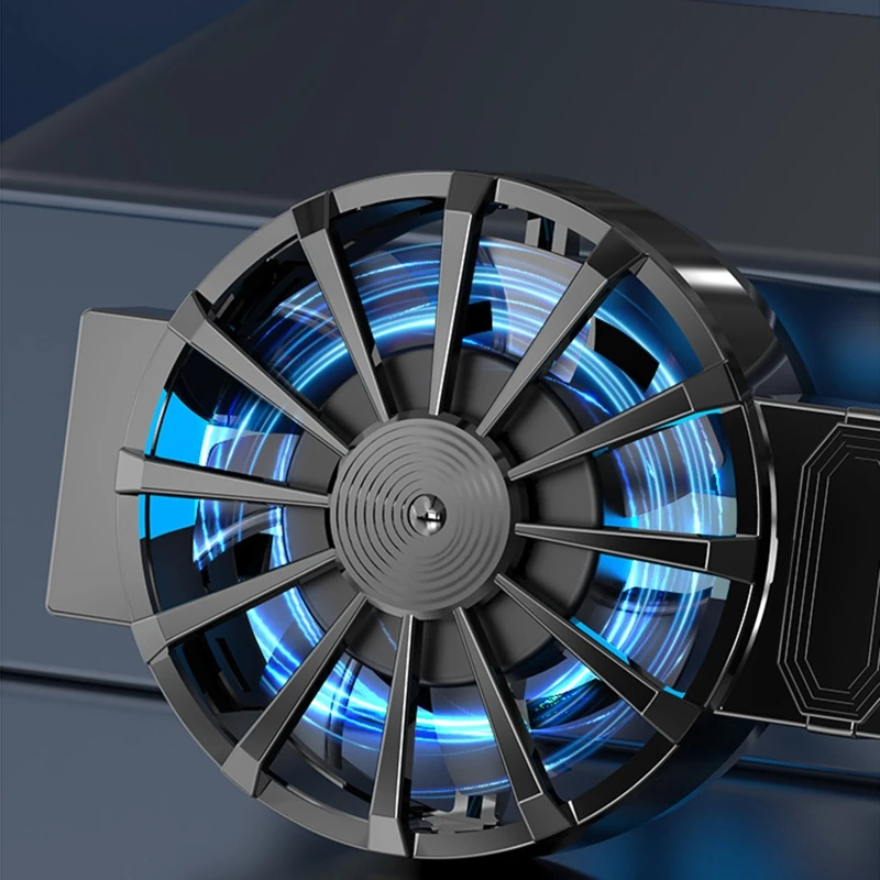 USB 전원 휴대폰 쿨러, 선풍기 냉각 라디에이터, 4-6.7 인치 스마트폰용, 신축성 클립, 능동 냉각 선풍기