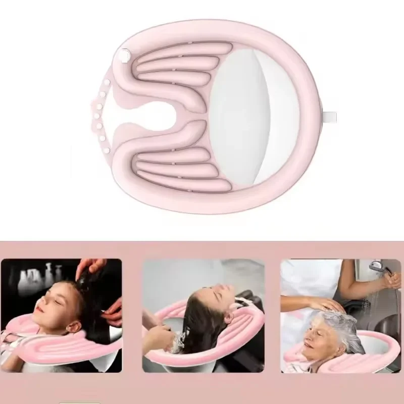 Portable Inflatable Hair Washing Basin PVC Foldable Shampoo Basin For Pregnant Women Elderly Patient