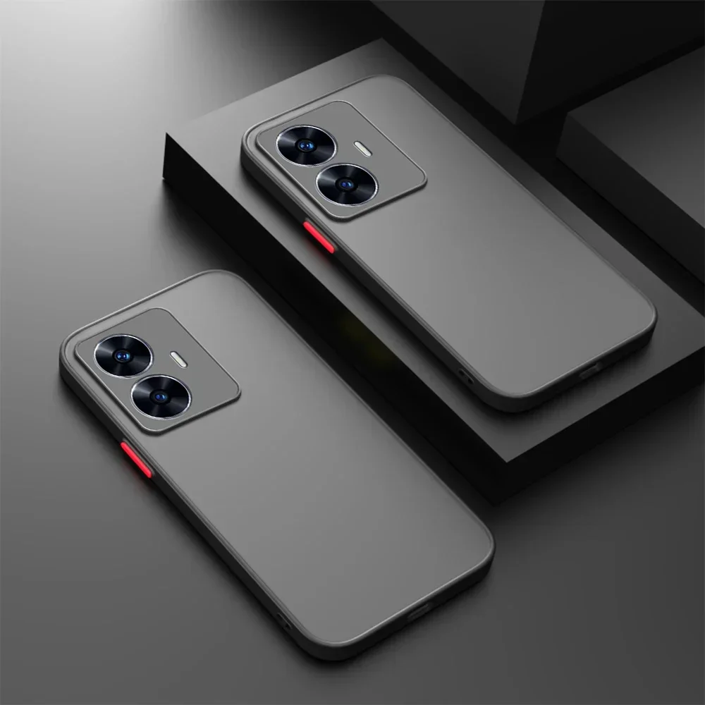 Shockproof Matte Armor Silicone Edge Hard PC Back Case