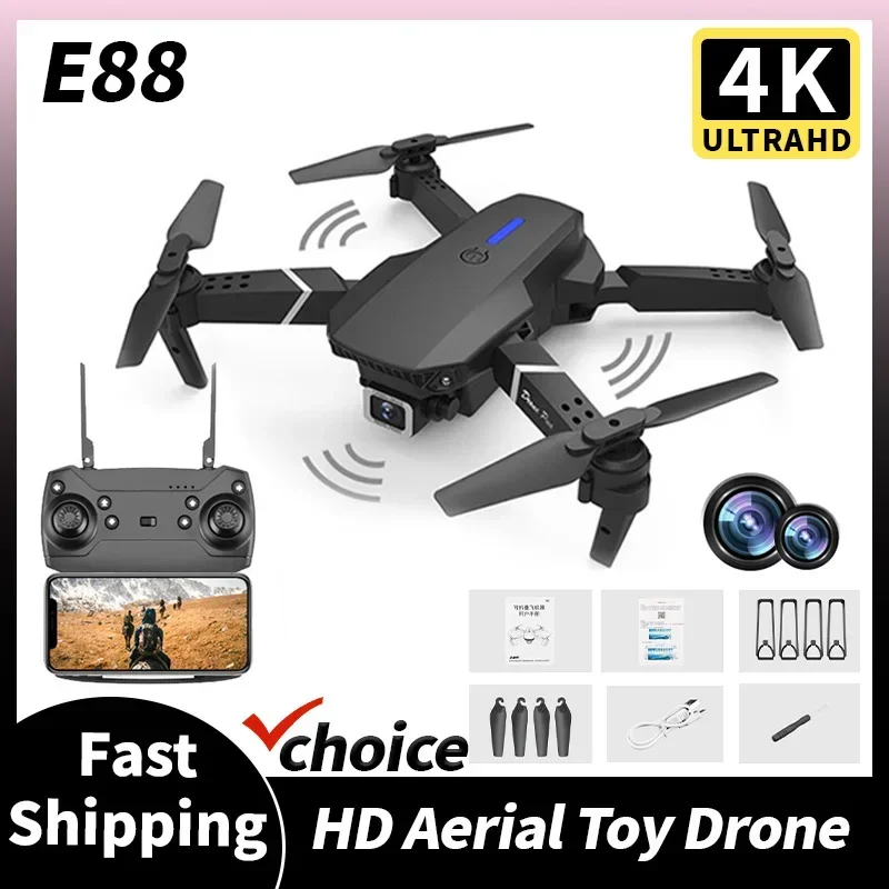 โดรนถ่ายภาพ 4K พร้อม FPV บินง่าย พกพาสะดวก