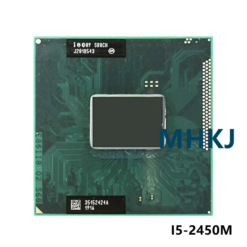 Процессор Intel Core i5-2450M i5 2450M SR0CH 2 5 ГГц двухъядерный четырехпоточный 3M 35W Socket G2 / rPGA988B