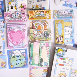 60Pcs Cute Cartoon Memo Pad Decoration Scrapbooking Message Notes Paper To Do List Notepad School Stationery