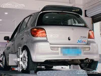 For 2002--2013 Toyota Vitz Echo Yaris SPOON Style High Quality FRP Material Silver or Blue Roof Spoiler Trunk Boot Wing Spoiler 1