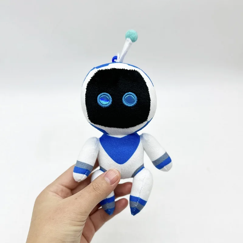 19cm Astro Bot Plush fun blue robot plush pendant keychain anime related image fun plush toys halloween gift christmas gift 5