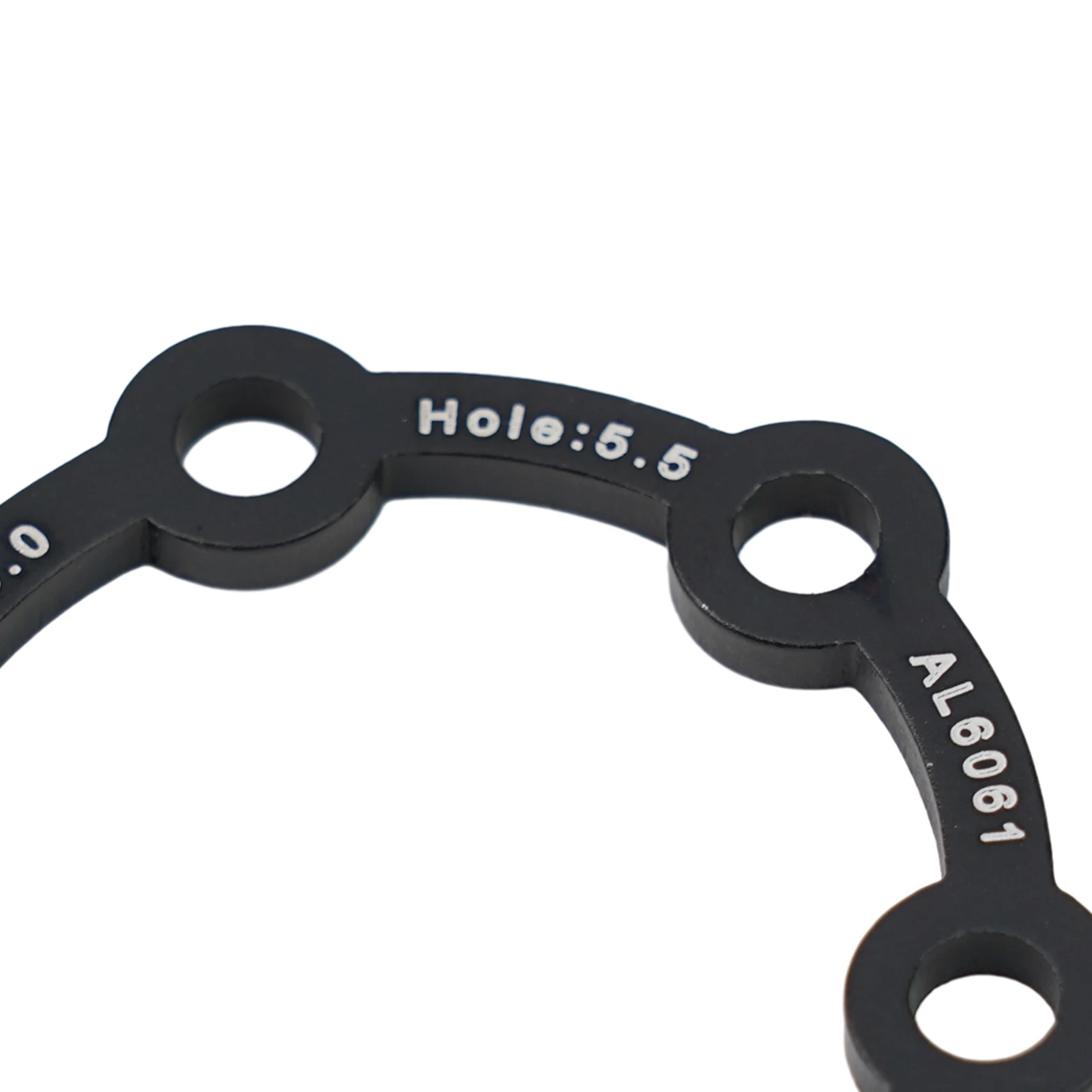 Hochhaltbarer Fahrrad-Bremsscheiben-Abstandshalter aus Aluminiumlegierung mit 6-Loch-Naben-Erhöhungspolster. Optionen mit mehreren Dicken – Detail 6