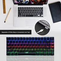 Clavier Gaming Compact Ajazz AK33 – Mécanique Sans Fil, 82 Touches, Windows/PC 2