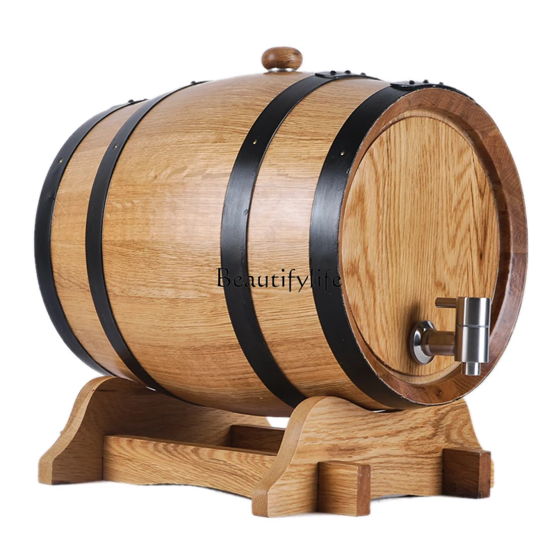 

Oak Barrel Household Solid Wood Wine Barrel