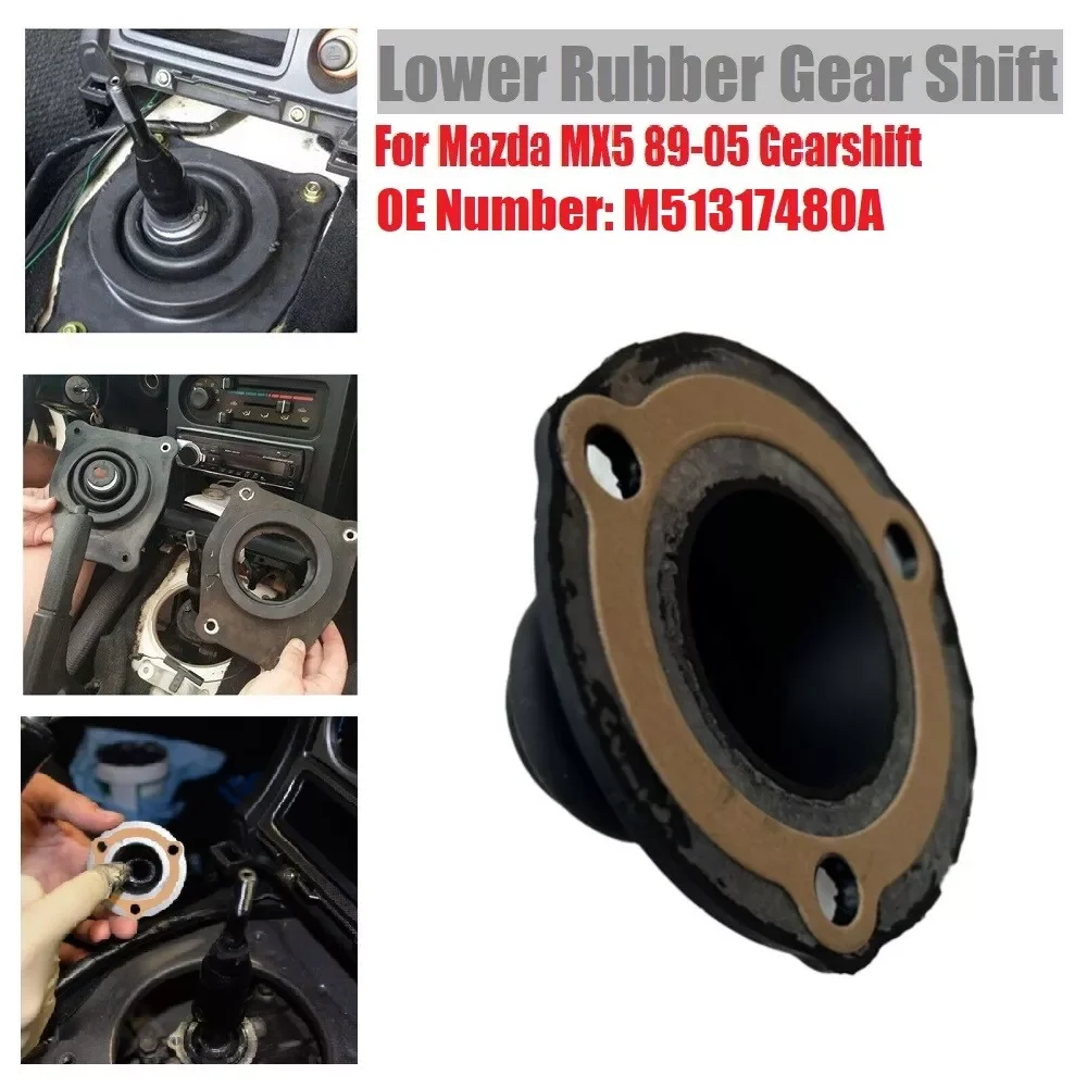 For Mazda MX-5 MK1 MK2 1989-2005 Lower Gear Lever Shift Gearshift Boot Gaiter Car Accessories Replacement Durable