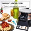 Double Rotating Belgian Waffle Maker, Keto Chaffles Iron with Nonstick PFOA Free Copper Plates for Easy Food Release, Browning C 4