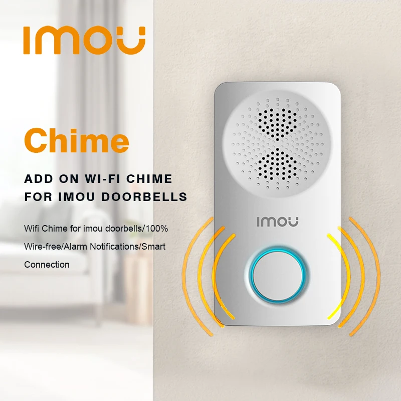 IMOUWirelessDoorbellSmartChimeAlarmDoorbellSpeakerForHomeSecurityElectronicDoorBell