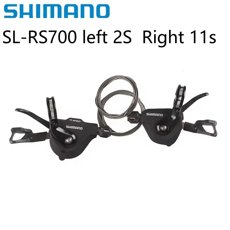 Shimano RS700 SL-RS700 Schalthebel 2s 11s Flatbar Rennrad Fahrrad I-SPEC II Schalthebel rechts links Seitenhebel schwarz für Rennrad – Detail 10