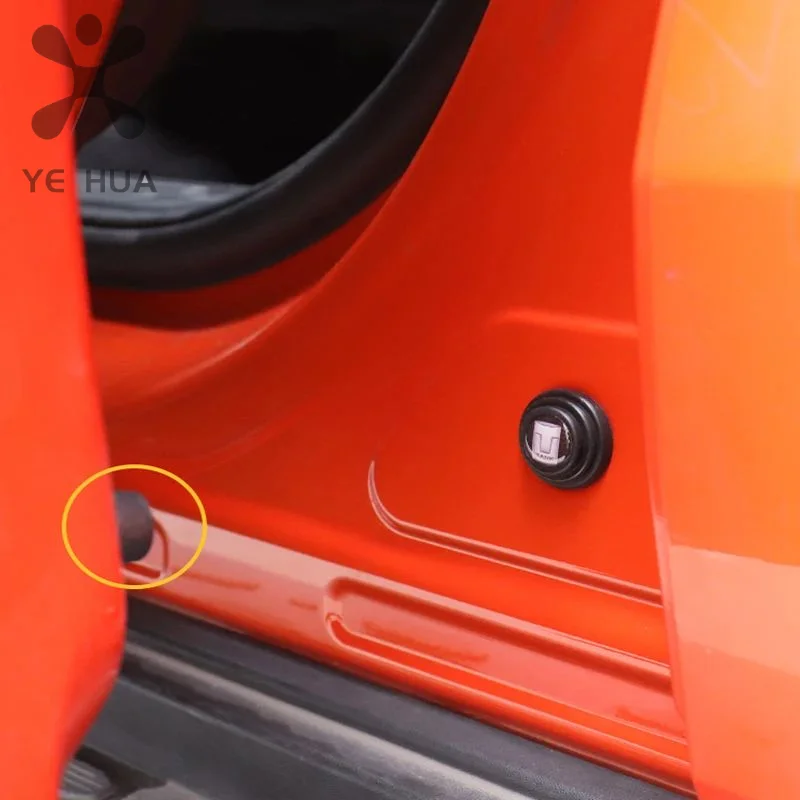 Car interior accessories Great Wall Tank 300 Door Protective Equipment Cushion Rubber Pad Tailgate Shock Absorber Pad Interior Modification Accessories