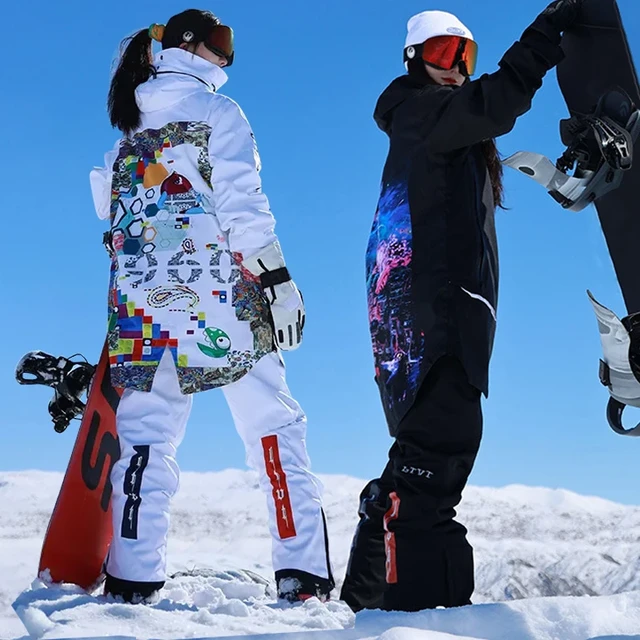 Mono de esquí de invierno para mujer, traje de nieve deportivo al aire  libre, abrigo de