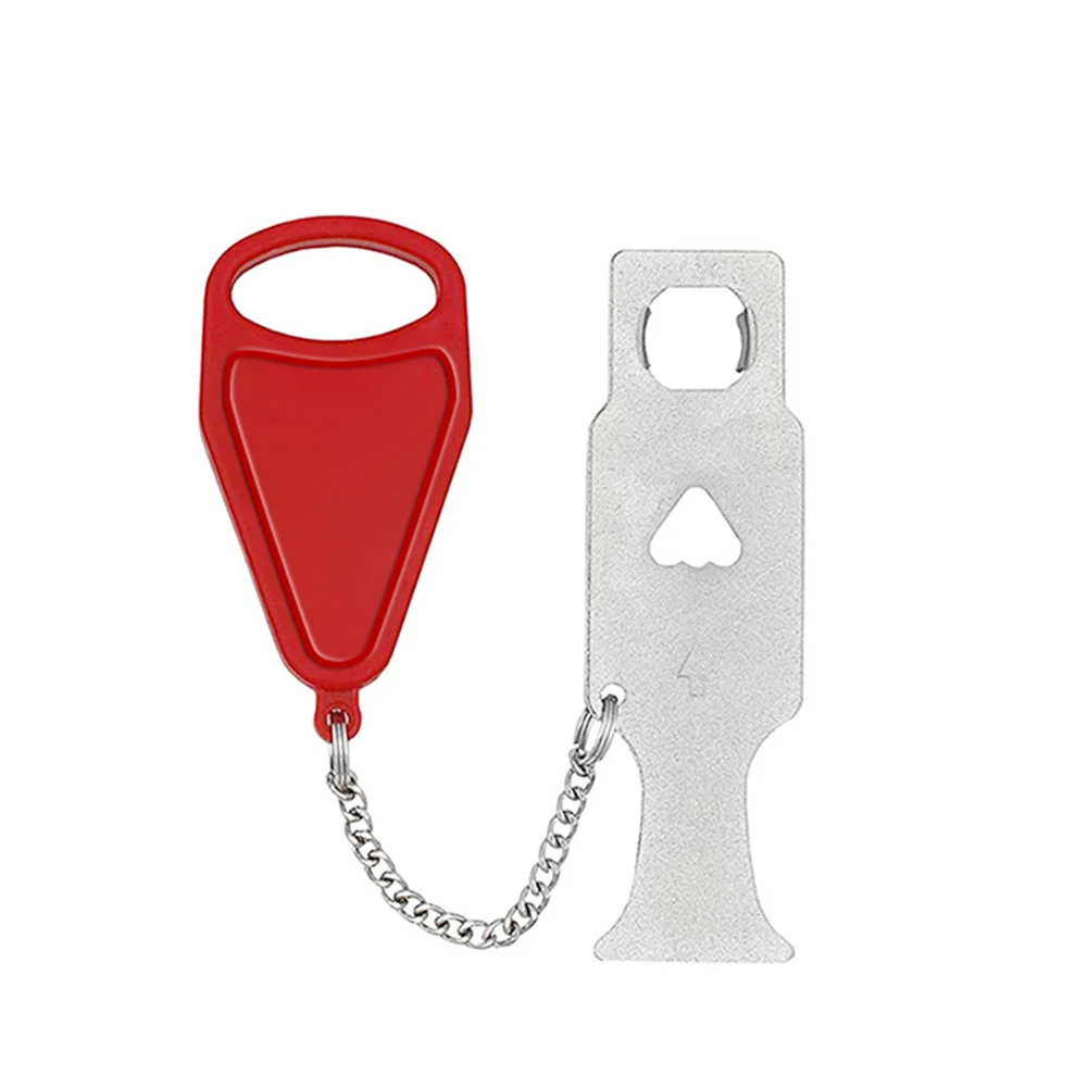 AirBNB Hotel Lock Portable Door Lock Accommodation Self-Defense Door Stopper Metal Safety Addalock Lockdown for Security