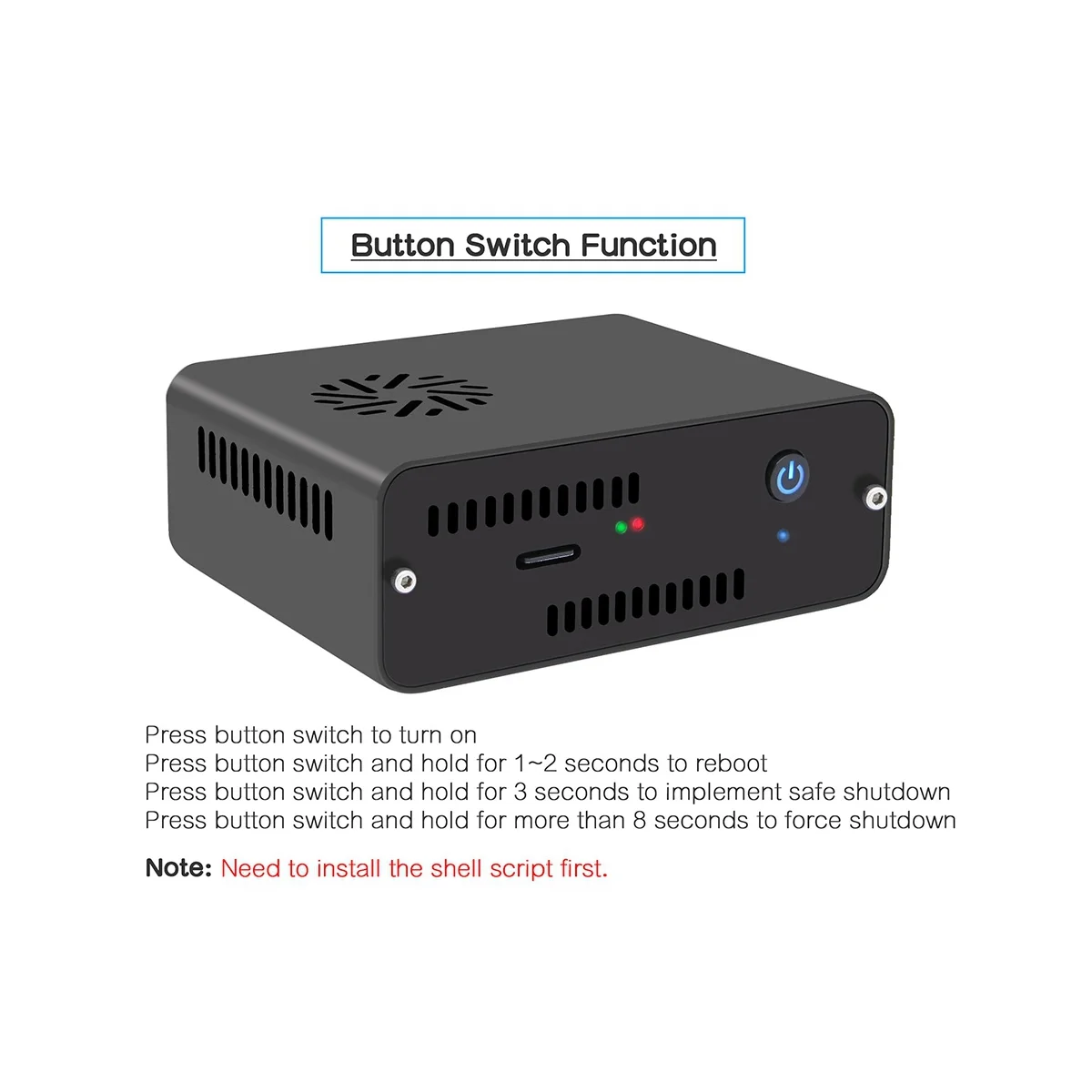   SATA HDD SSD ϵ ũ NAS 丮  NASPi ŰƮ, ݼ ̽, X823 Ȯ , X-C1 , PWM ǳ