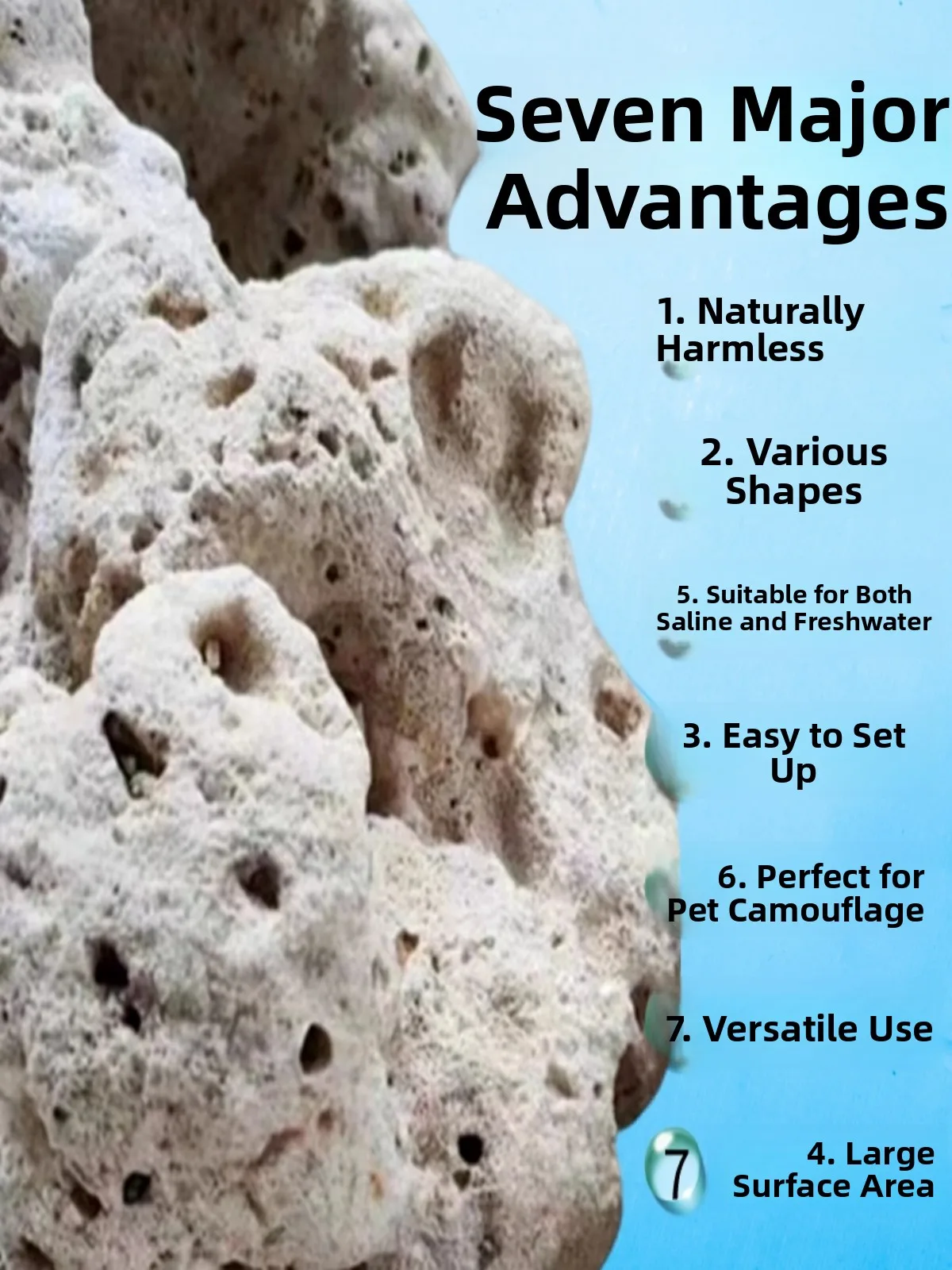 l Coral Aquarium Decoration Stones Fi Tank Fake Mountain Dead Stone Live Stone Cute Climbing Pet Hideaway House