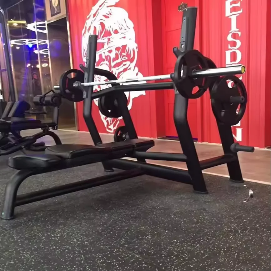 Commercial Strength Machine Fitness Exercise Weight lifting Bench Press Horizontal Lower Chest Push-up Bench for Gym Exercise