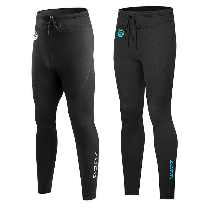 15MMNeopreneInsulatedWetsuitPantsWarmSplitBodyDivingLeggings