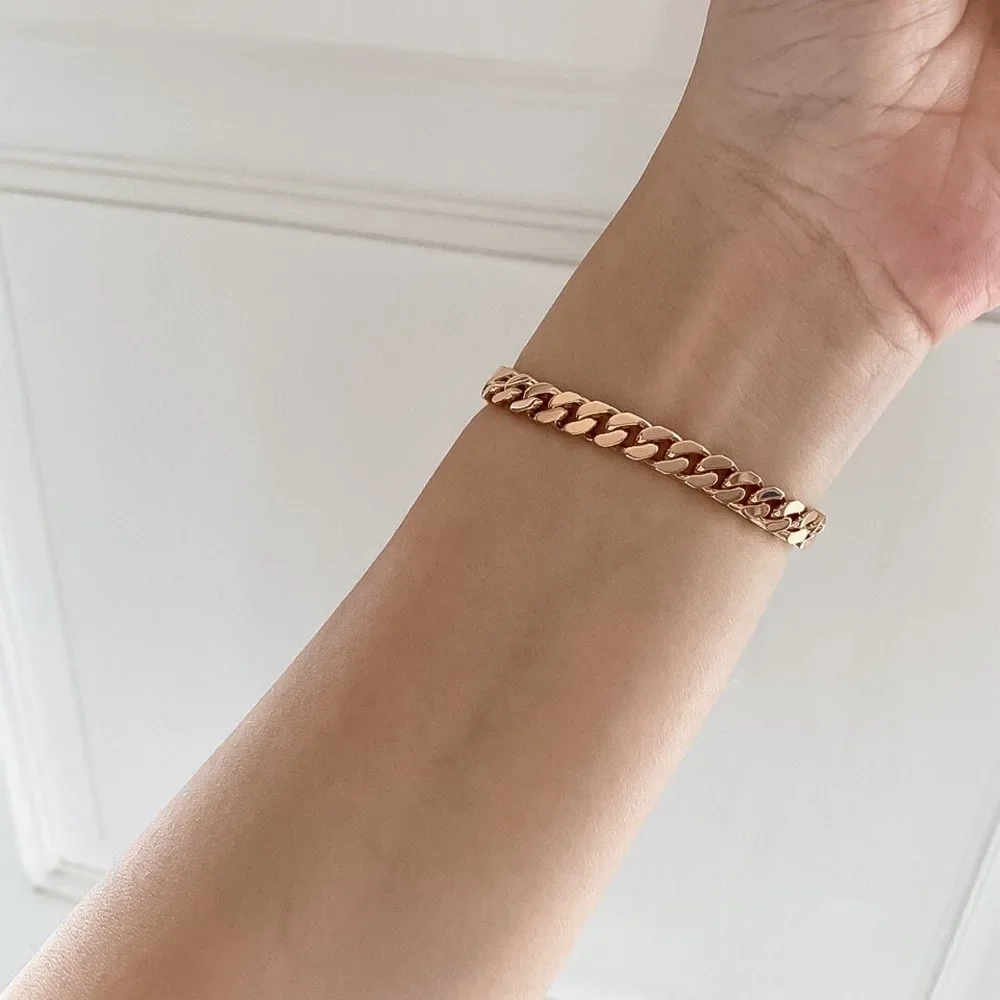 Bracelet female tide ins niche design light luxury rose gold plating