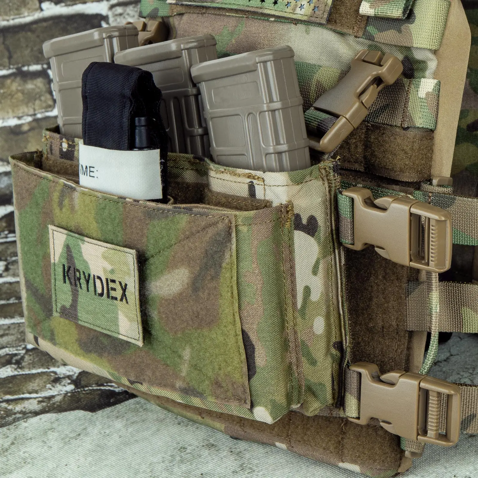 KRYDEX 500D Taktische Micro Fight Chassis Pouch Spiritus Stil Front Panel Plakat Für MK3 MK4 Chest Rig JPC LV119 Plate Carrier – Detail 9