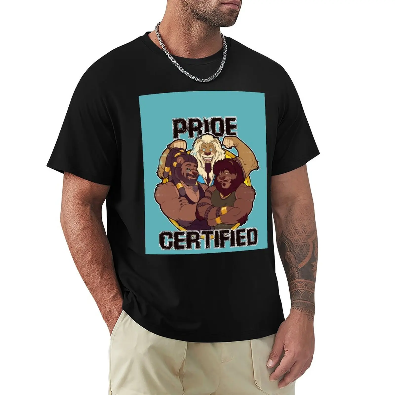 

Pride Certified T-Shirt plus size tops anime mens workout shirts