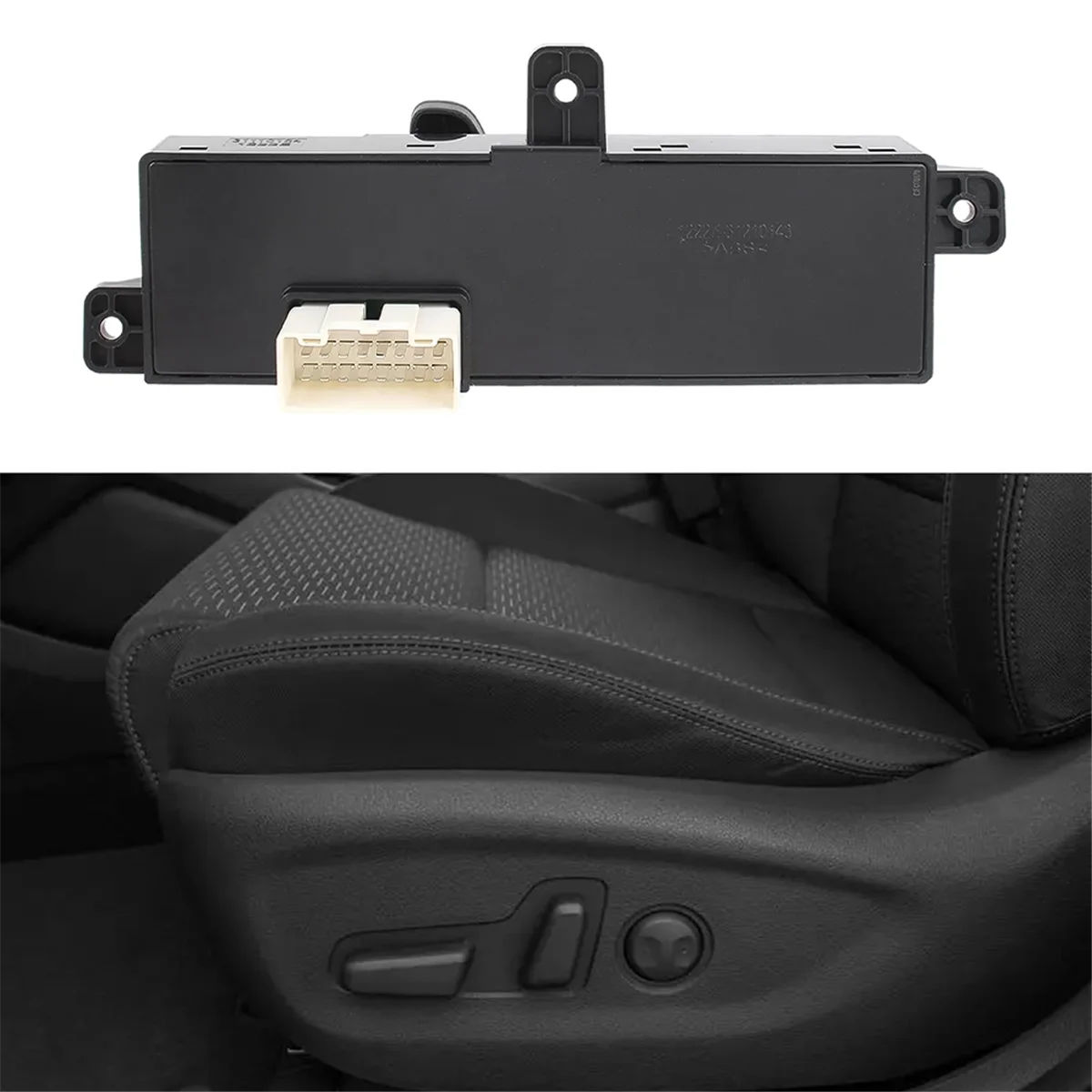 693E 자동차 운전자 측 파워 시트 스위치 88193F8110TRY for Hyundai Tucson 2016-2020 Sonata 2015-2019 88193-F8110TRY (Black)