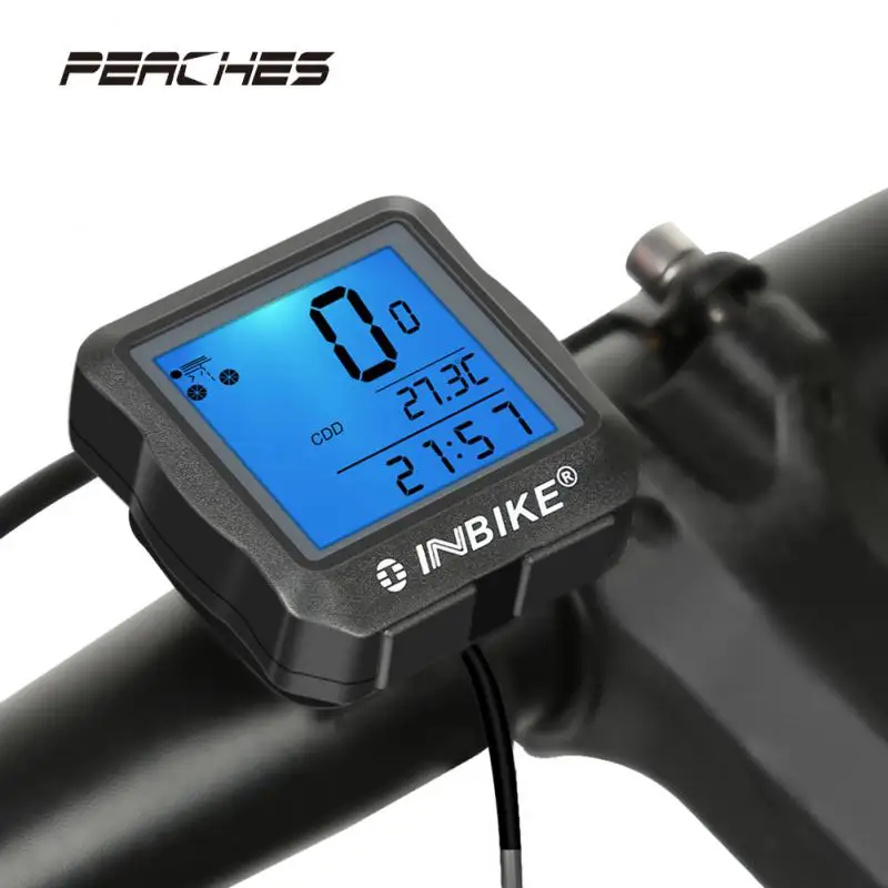 PVC Bicycle Computer MTB Road Bike Wireless/Wired Speedometer Odometer Stopwatch 
