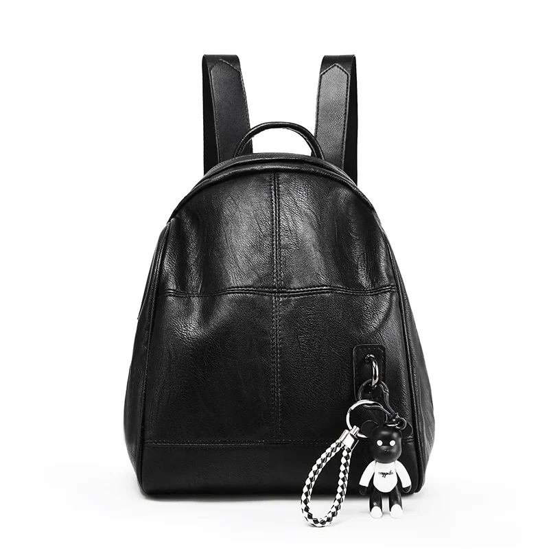 

Female Leather Backpacks High Quality Ladies Bagpack Luxury Designer Large Capacity Casual Daypack Girl Mochilas Sac A Dos C1315