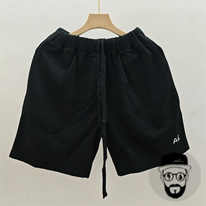 Free shipping Summer Street Fashion Loose Askyurself Shorts Men Women Casual Embroidered Letter Drawstring  Sports shorts